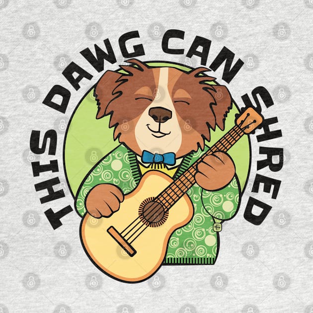 This Dawg Can Shred Guitar by Sue Cervenka